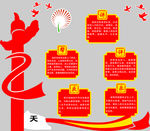 新时代文明实践文化墙讲评帮乐庆