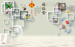 花开富贵装饰画