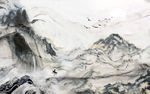 水墨山水 背景墙