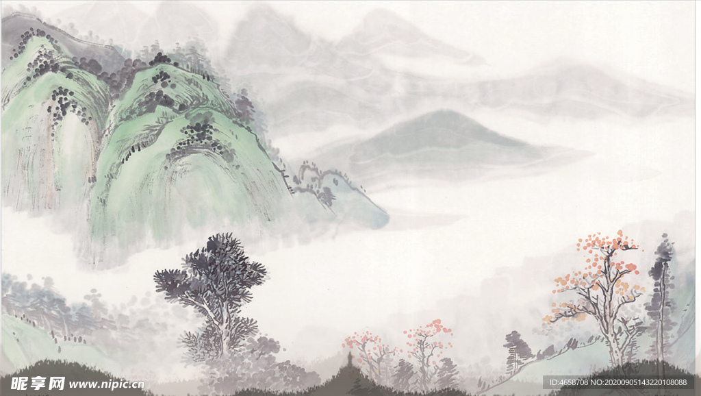 水墨画