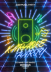 时尚音乐霓虹灯效果发光线条