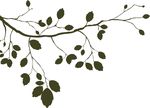 底纹 边框 山水画 硅藻泥矢量