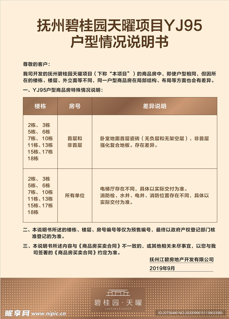 碧桂园户型图说明