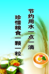 节约用水 珍惜粮食