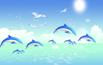 海豚大海