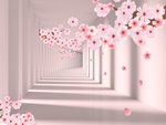 玫瑰花罗马柱