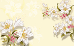 百合花花蕊装饰画