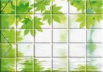 枫叶水纹博文格子图背景墙壁纸壁