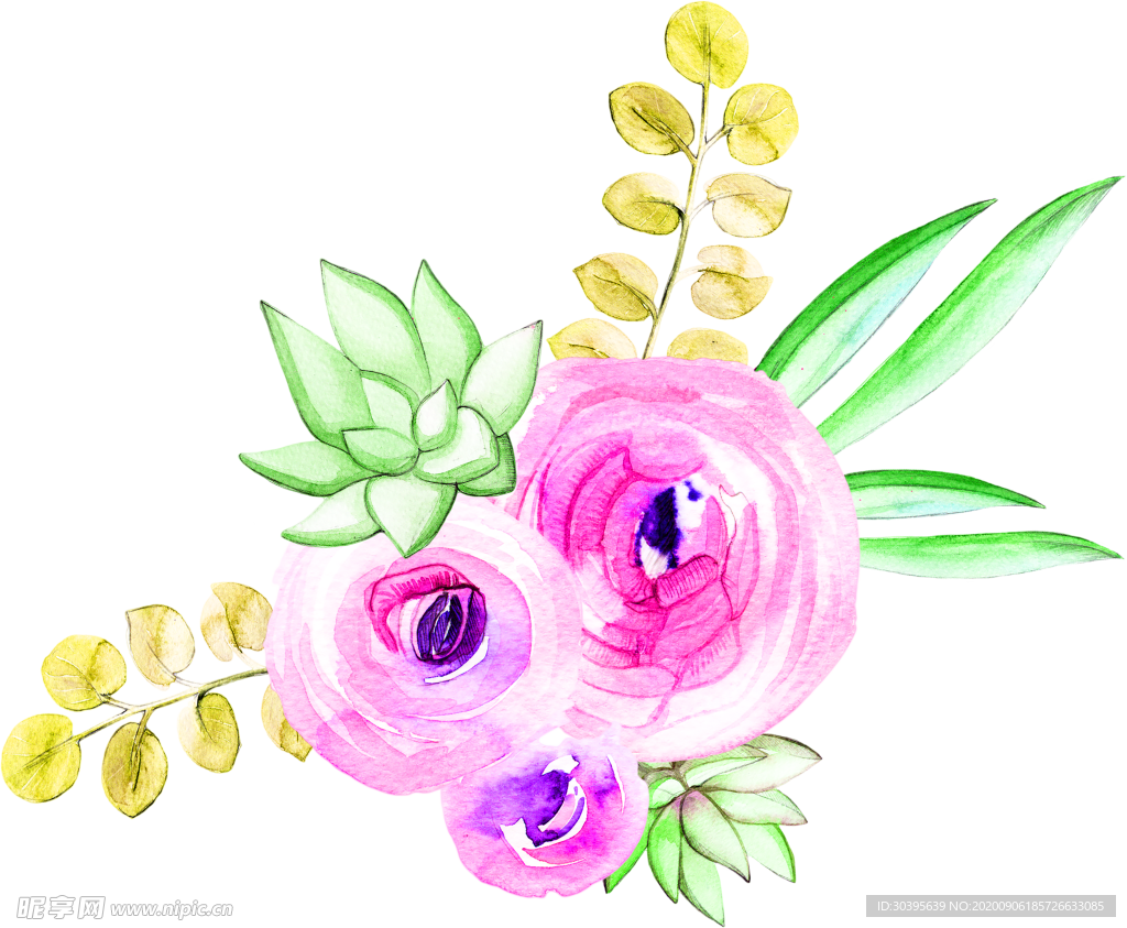 鲜花素材