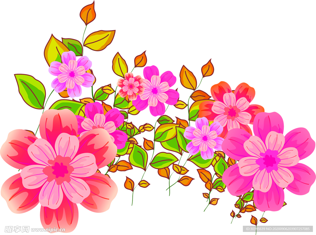 鲜花素材