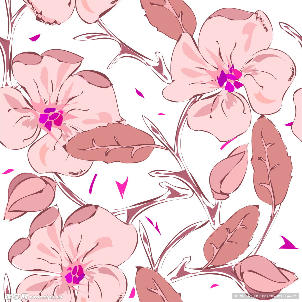 鲜花素材