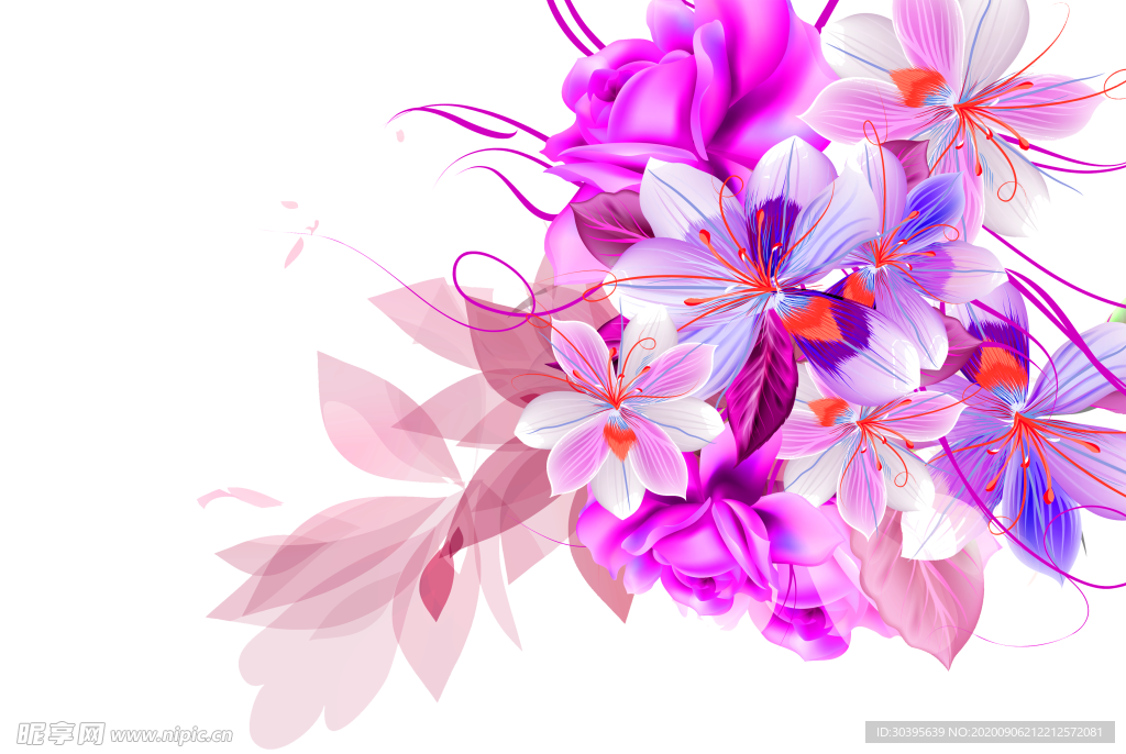 鲜花素材