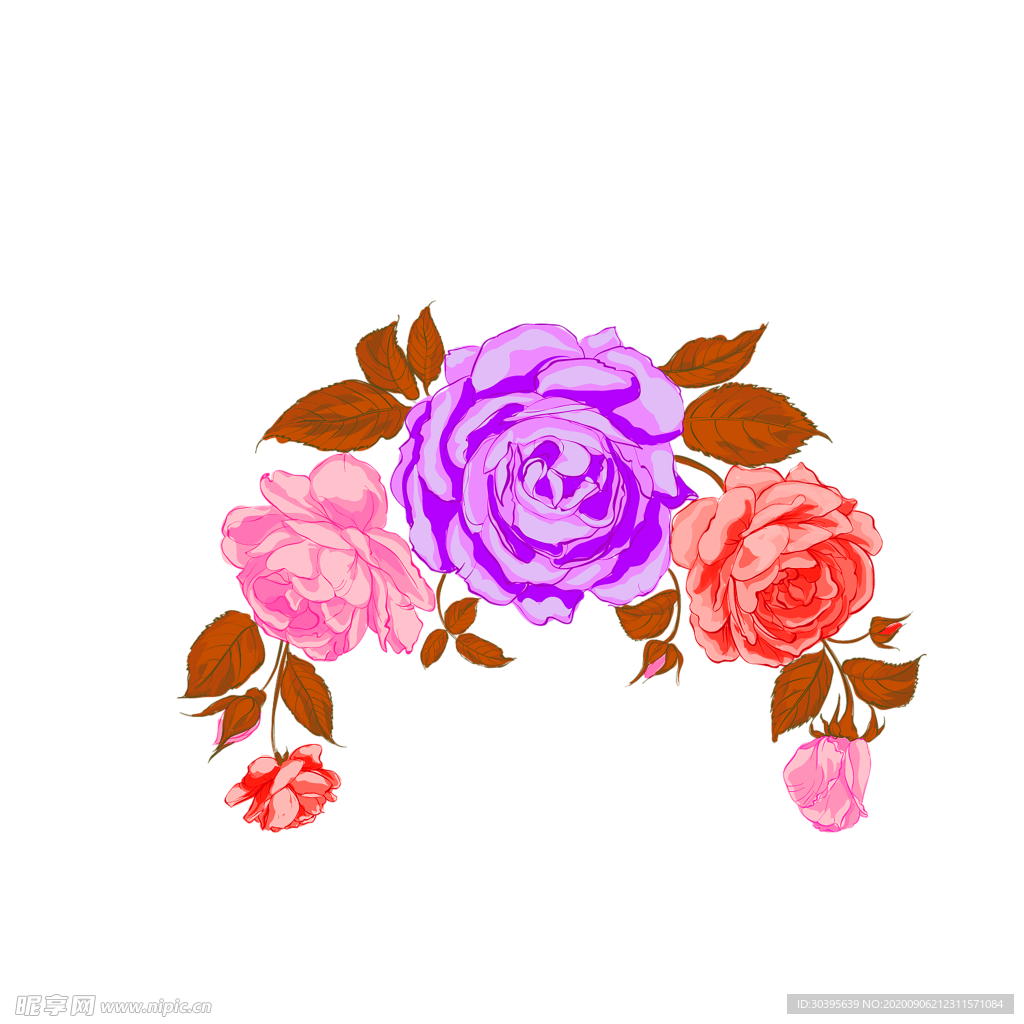 鲜花素材