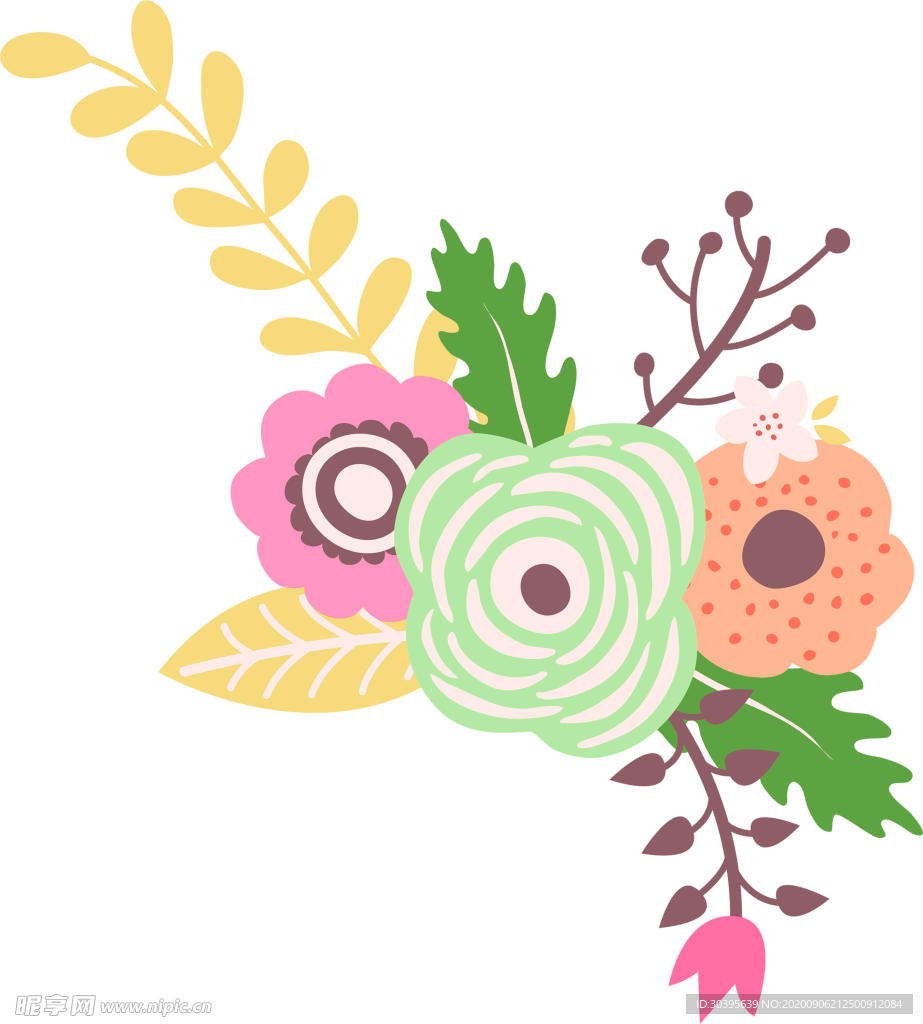 鲜花素材