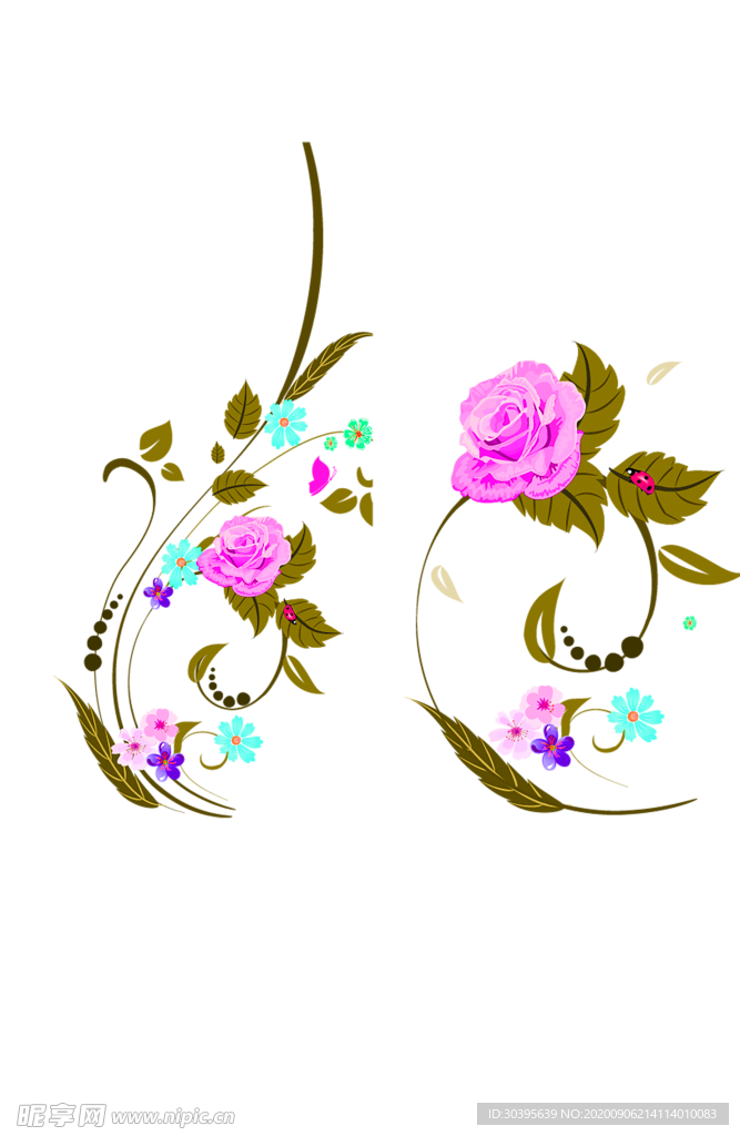 鲜花素材