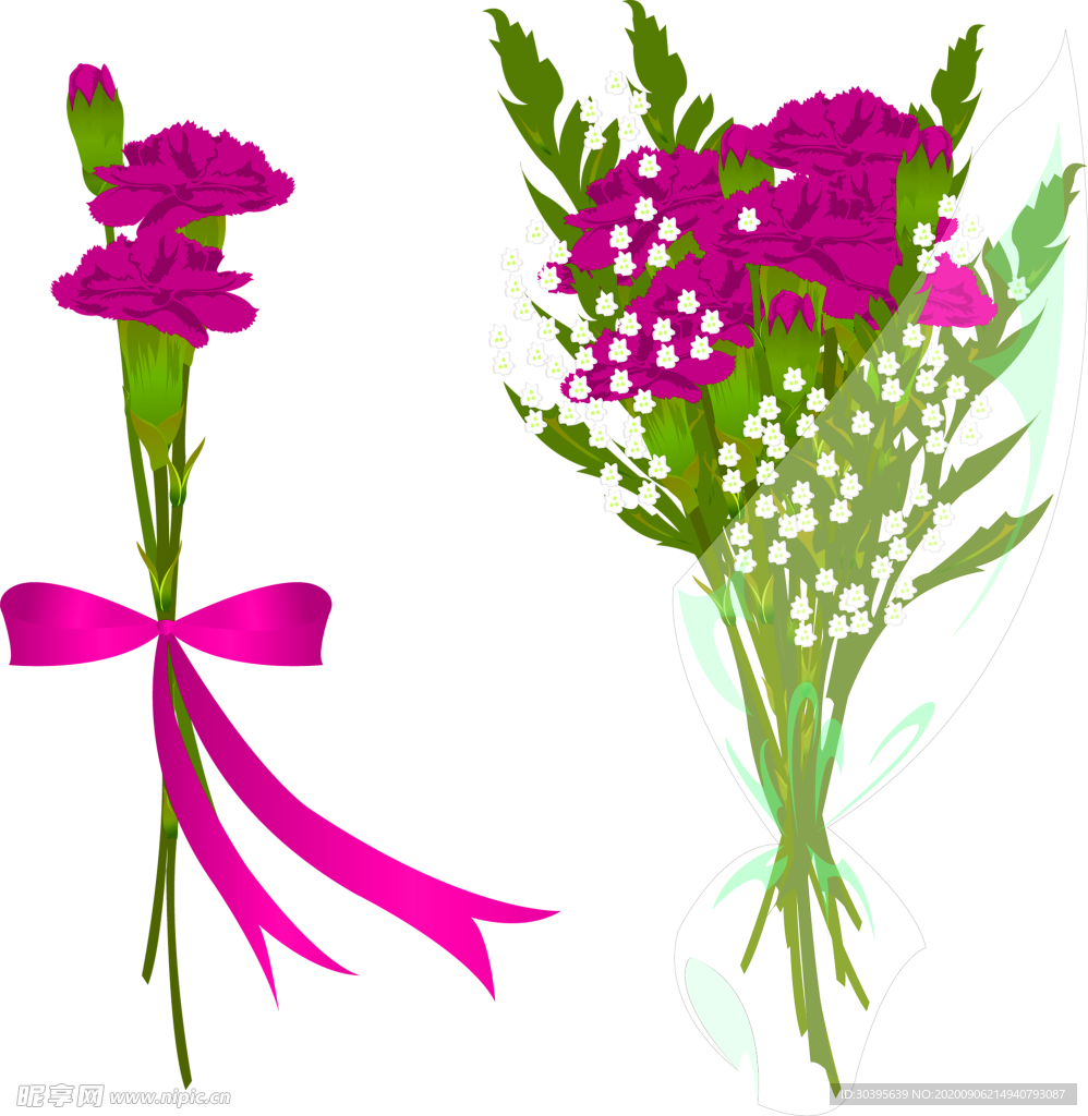 鲜花素材