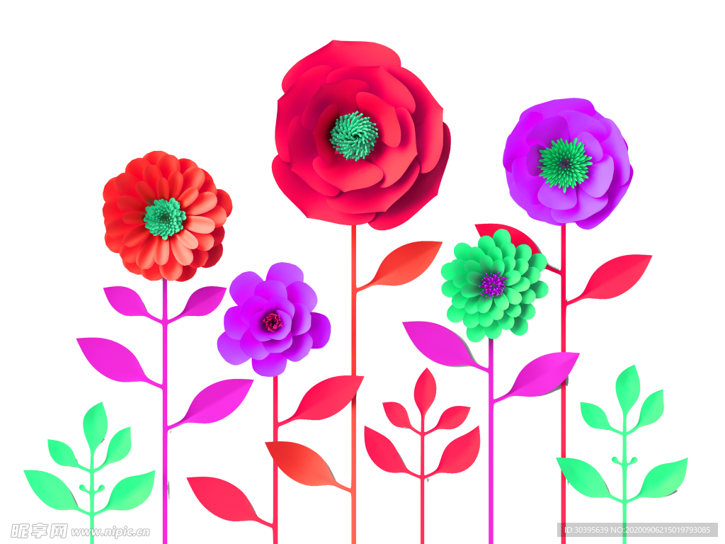 鲜花素材