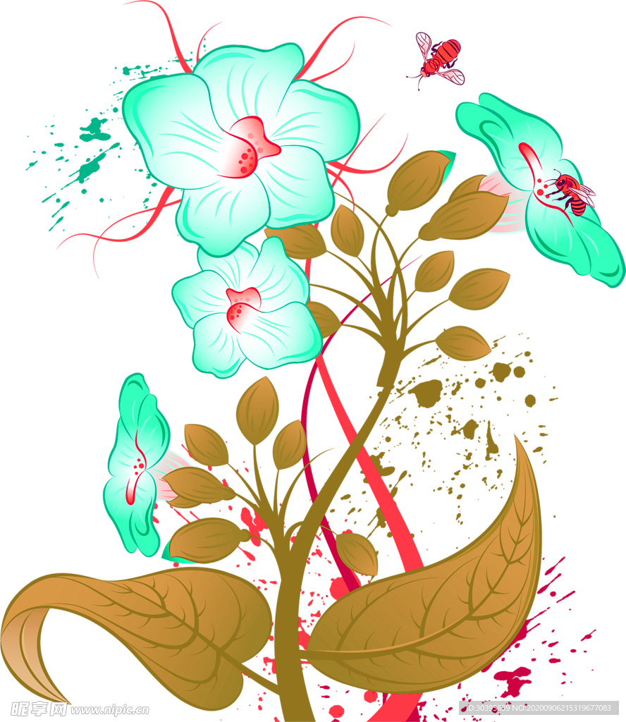 鲜花素材