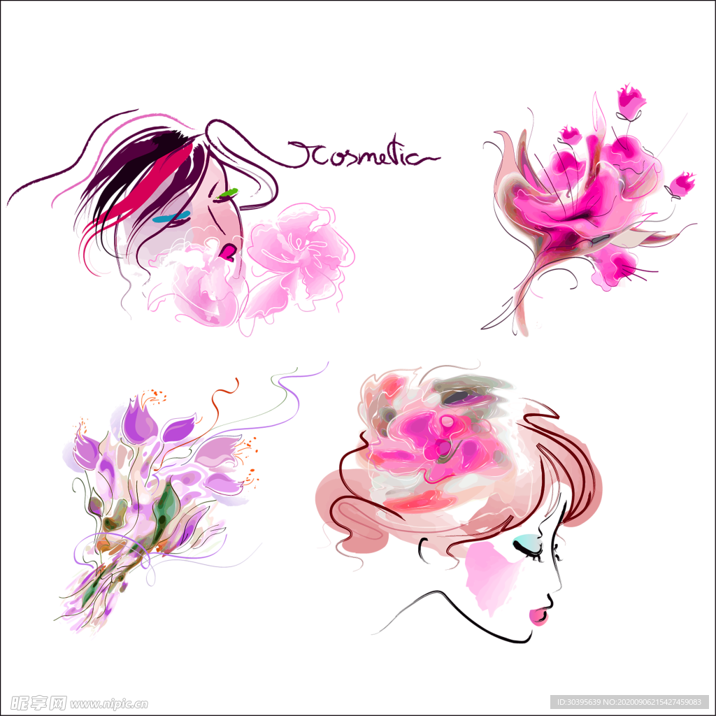 鲜花素材