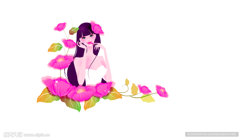 鲜花素材