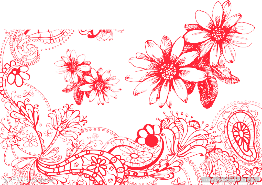 鲜花素材