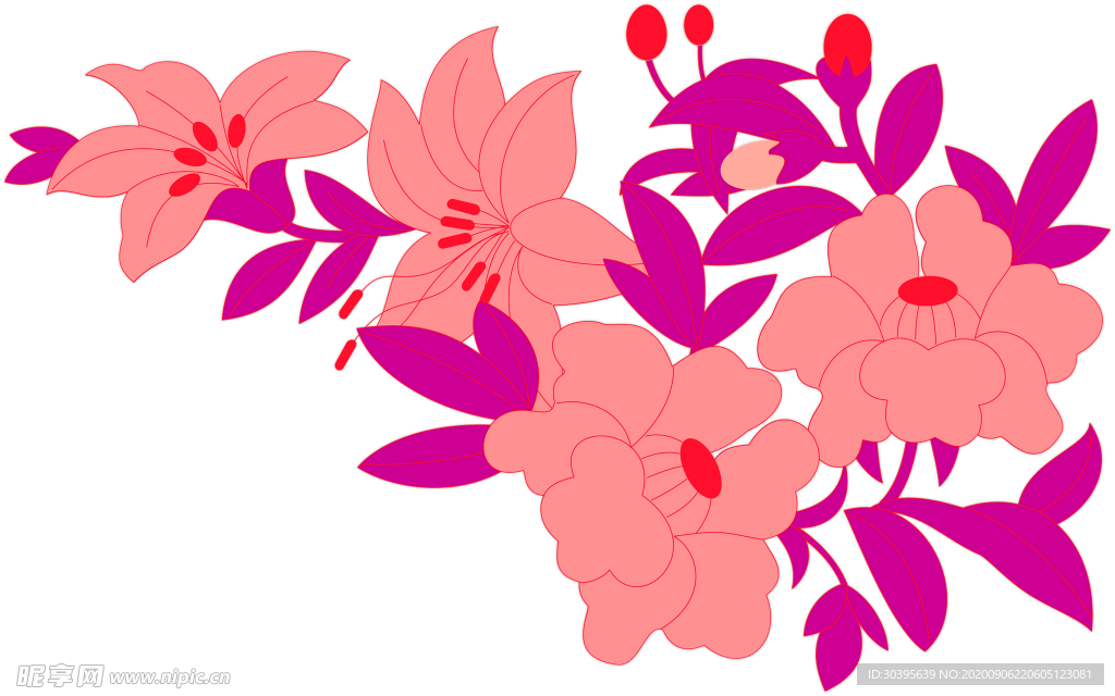 鲜花素材