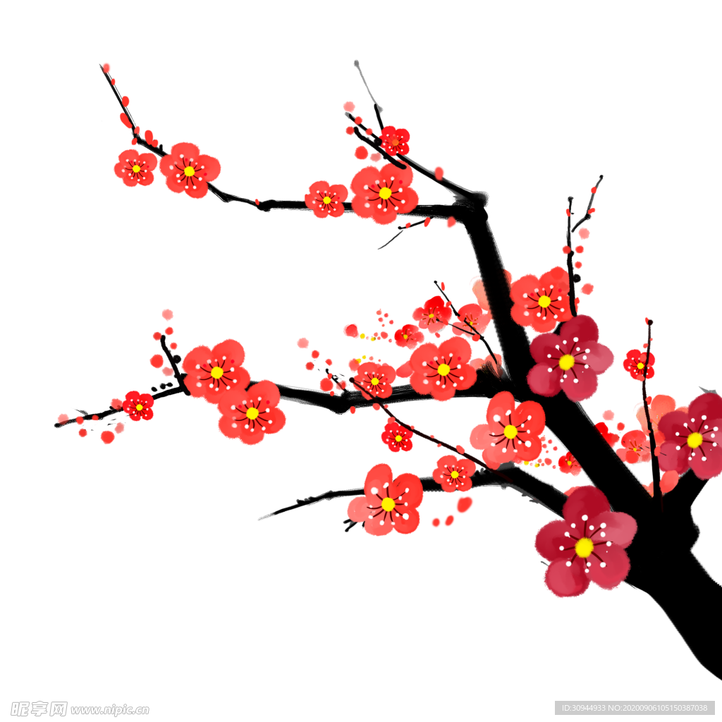 梅花免扣元素