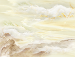 石纹山水背景墙