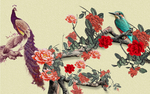 花开富贵装饰画