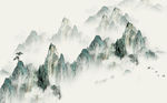 水墨山水 背景墙