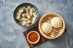 鲜肉小馄饨 包子套餐
