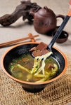 蛋皮鸭血汤