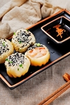 鲜虾生煎包