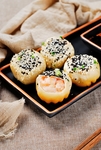 鲜虾生煎包