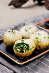 荠菜豆腐生煎包
