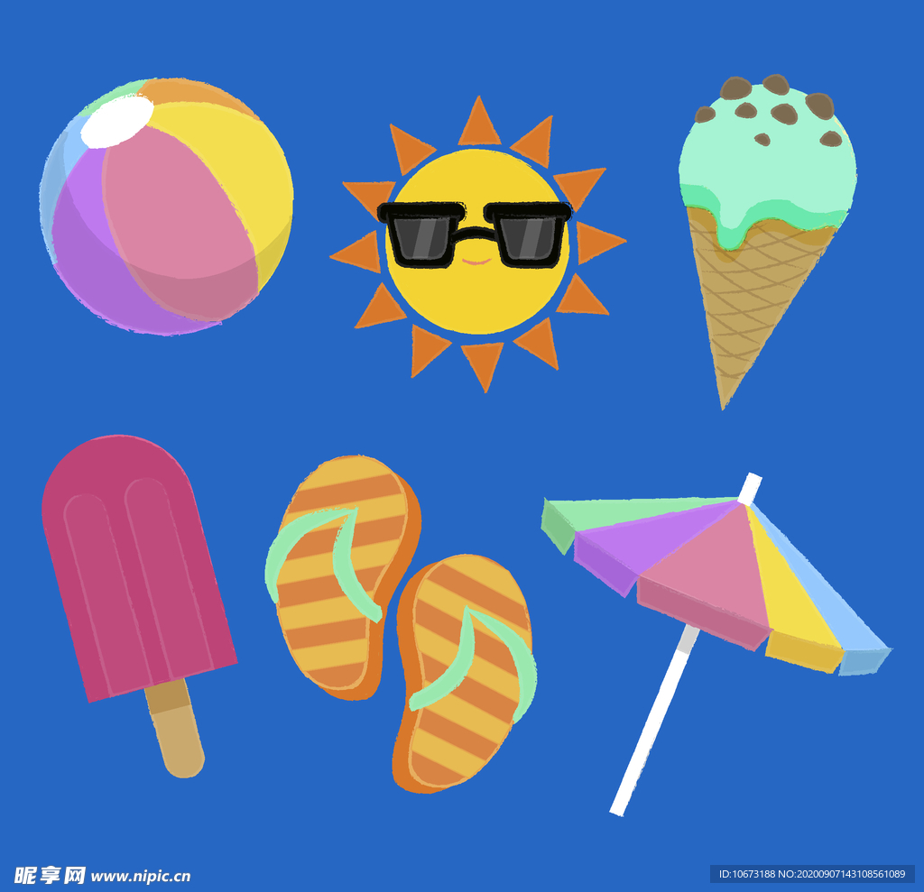 夏日元素