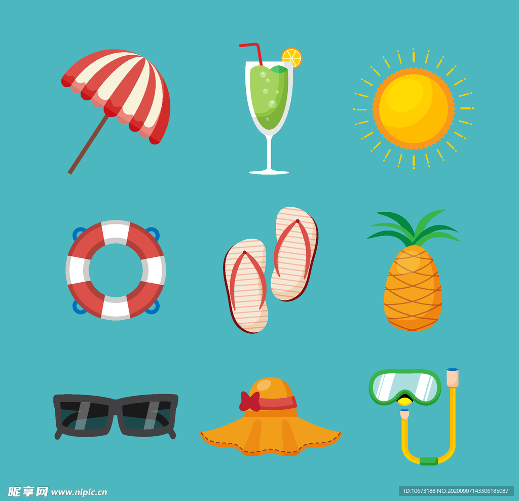 夏日元素