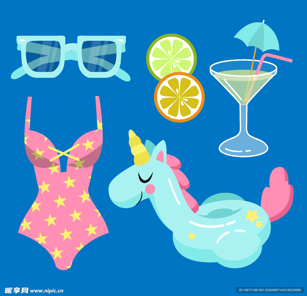 夏日元素