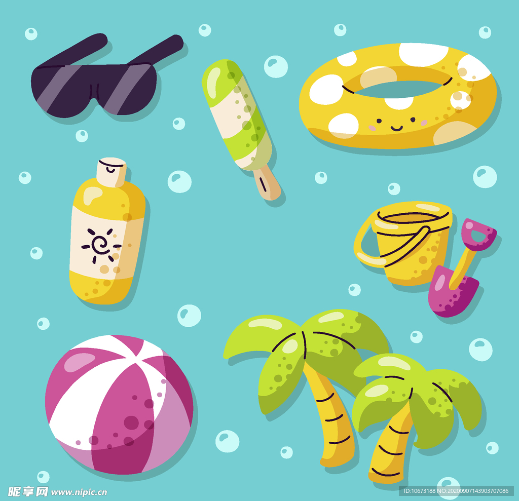 夏日元素