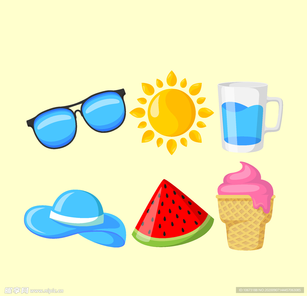 夏日元素