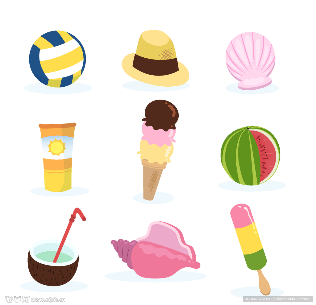 夏日元素