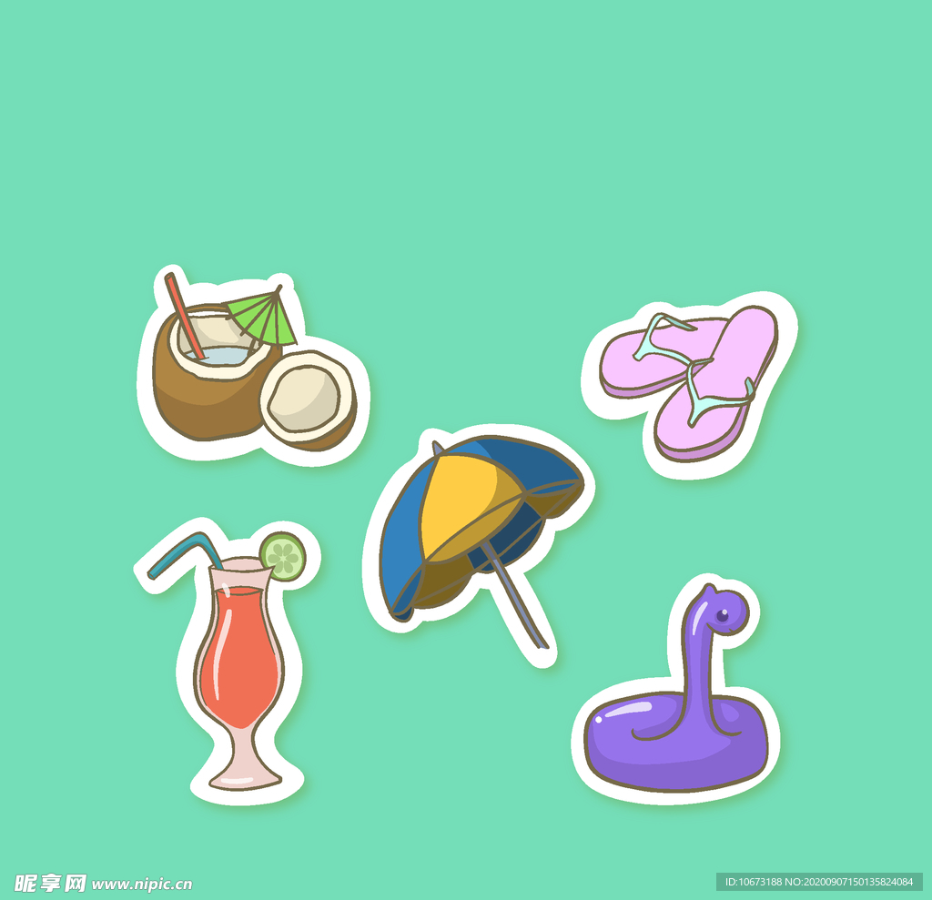 夏日元素
