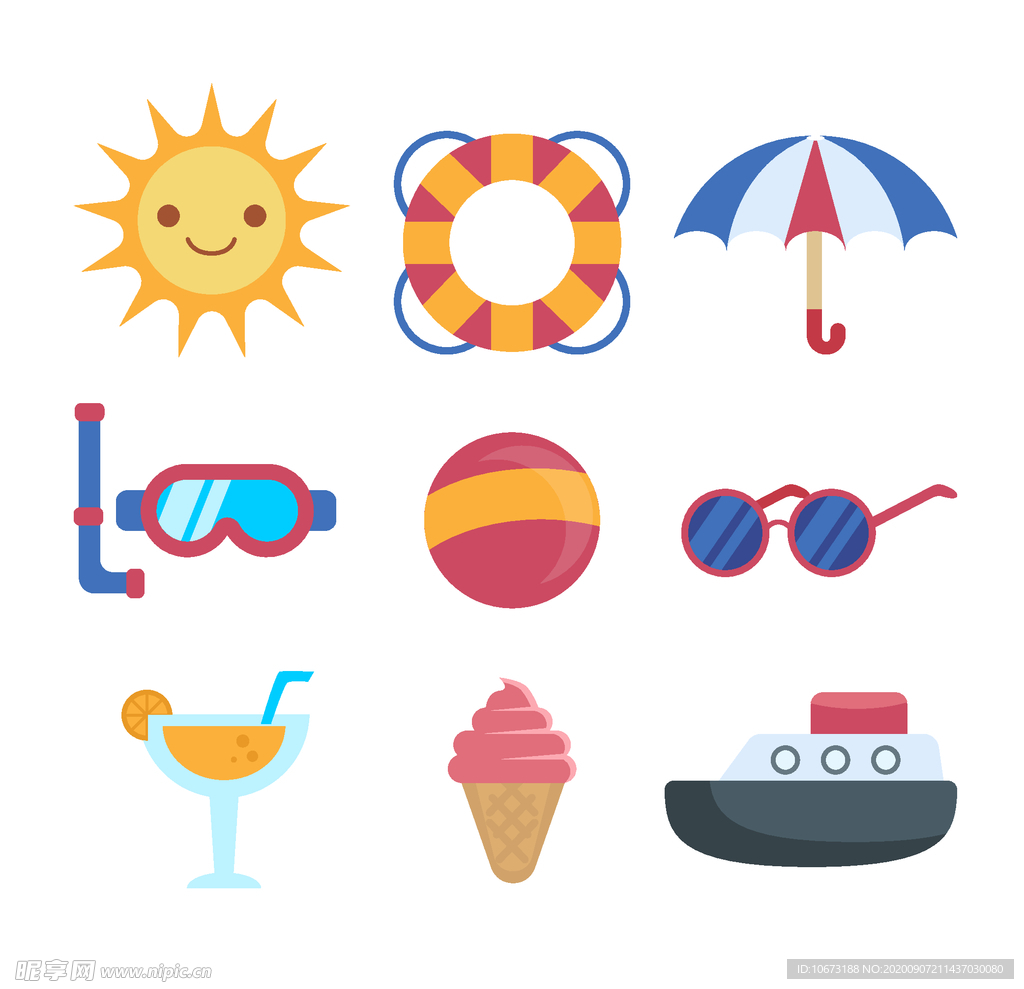 夏日元素