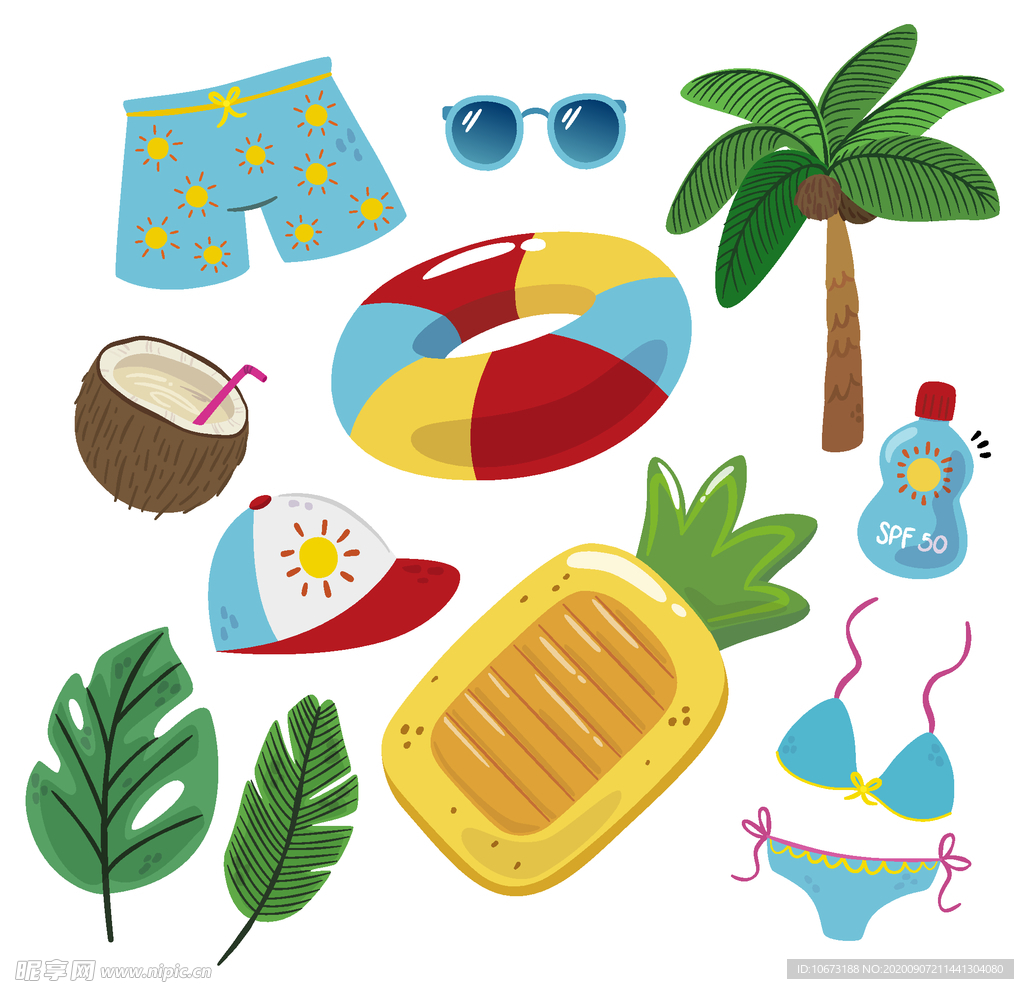 夏日元素