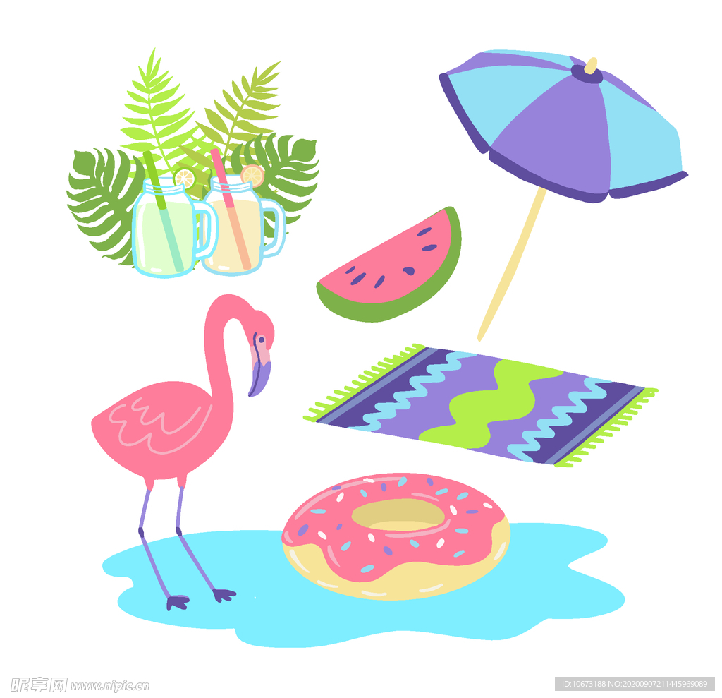 夏日元素