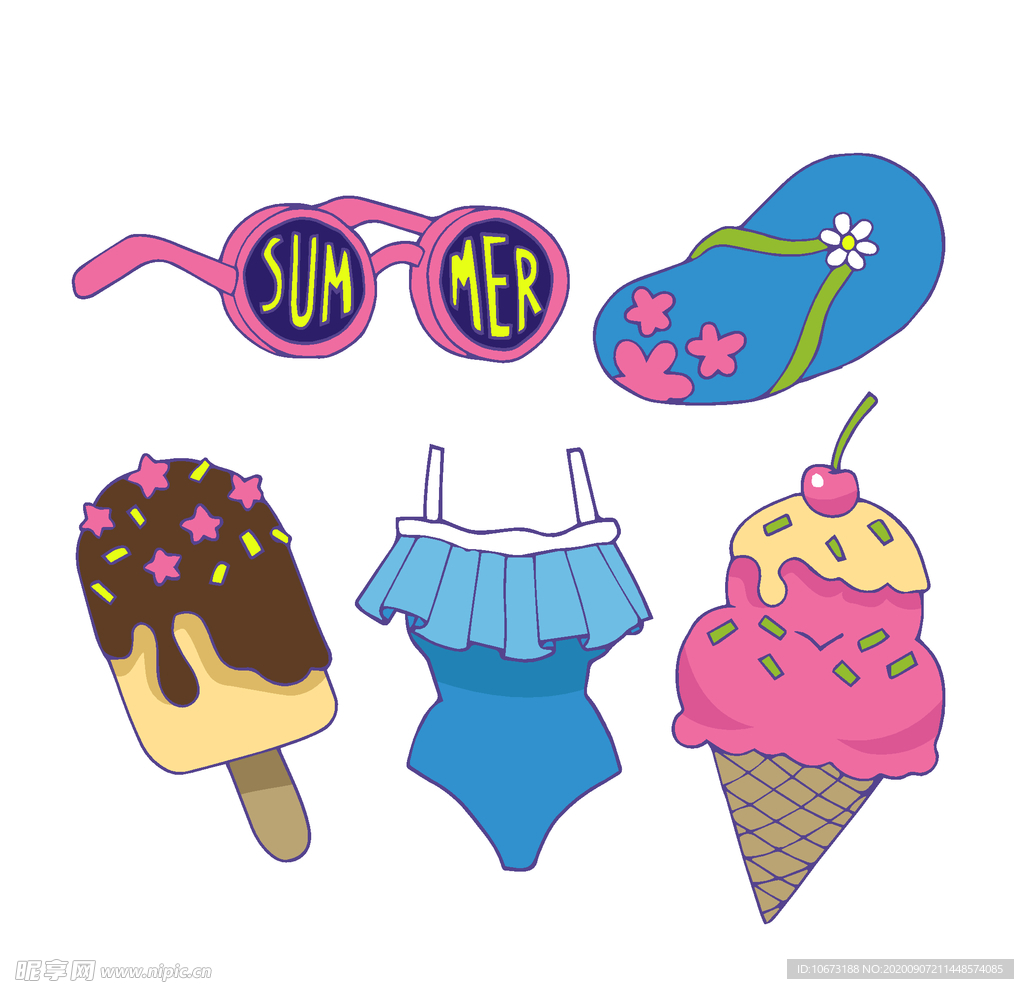 夏日元素