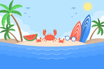 夏日元素
