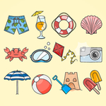 夏日元素