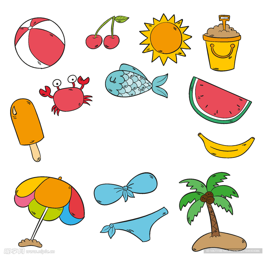 夏日元素