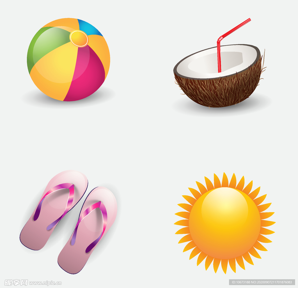 夏日元素